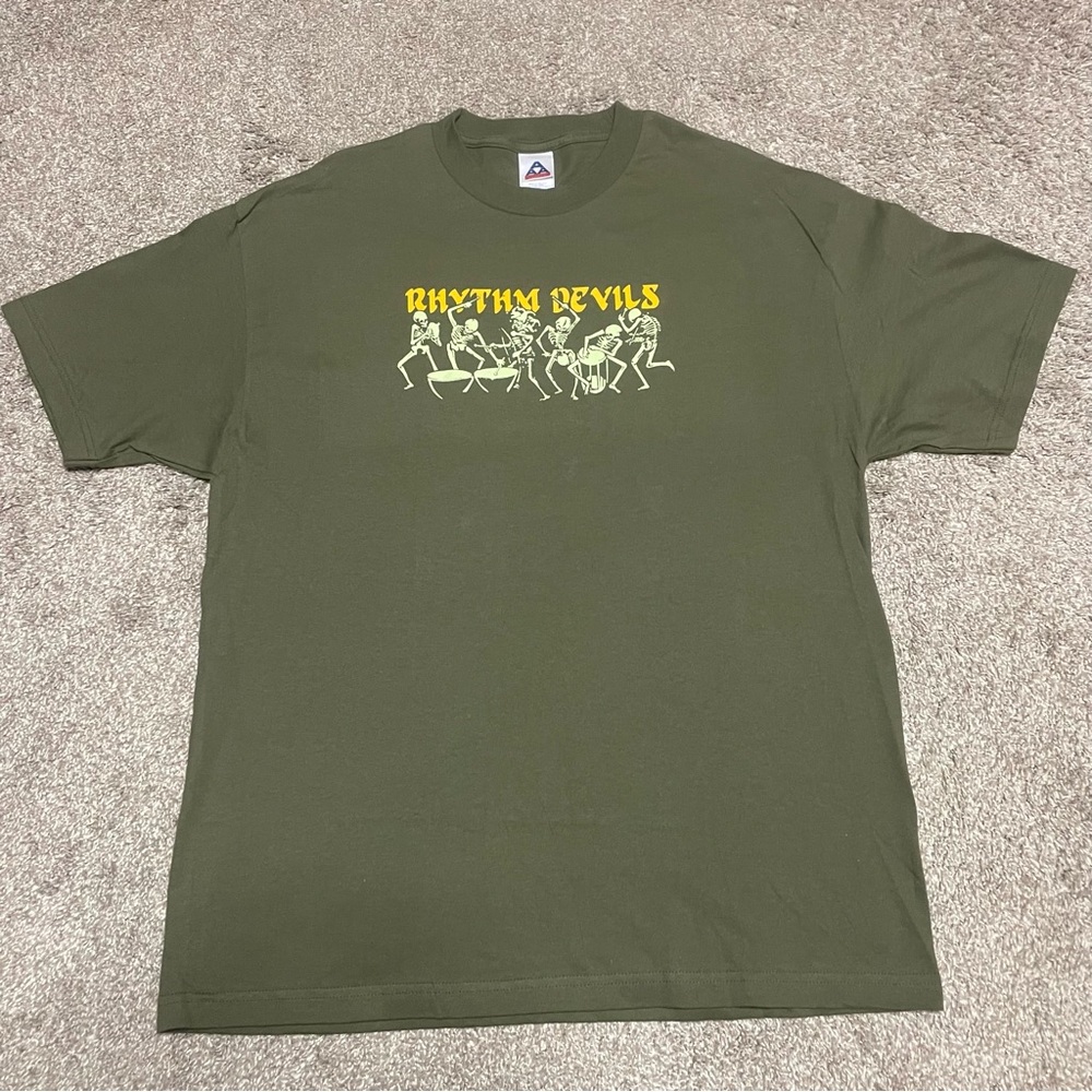 Grateful Dead Rhythm Devils Skeleton Drums T-Shirt Size XL